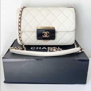 ❌SOLD❌Chanel Sheepskin Mini Beauty Lock Flap Bag